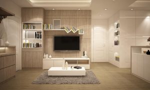 Home Illustratie van een comfortabel ingerichte woonkamer met tips voor wooncomfort verbeteren